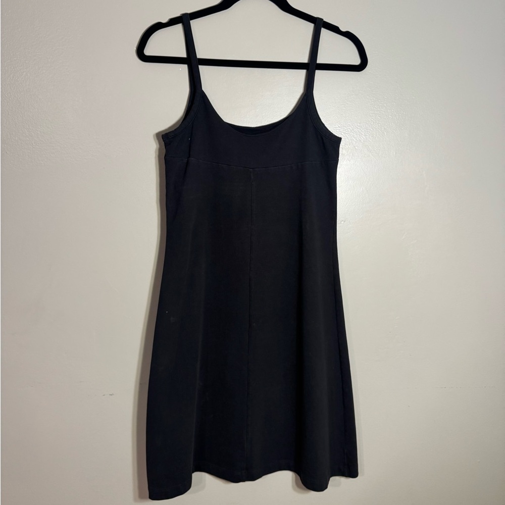 Patagonia Womens Black Workout Active Dress Organic Cotton Recycled Polyester S